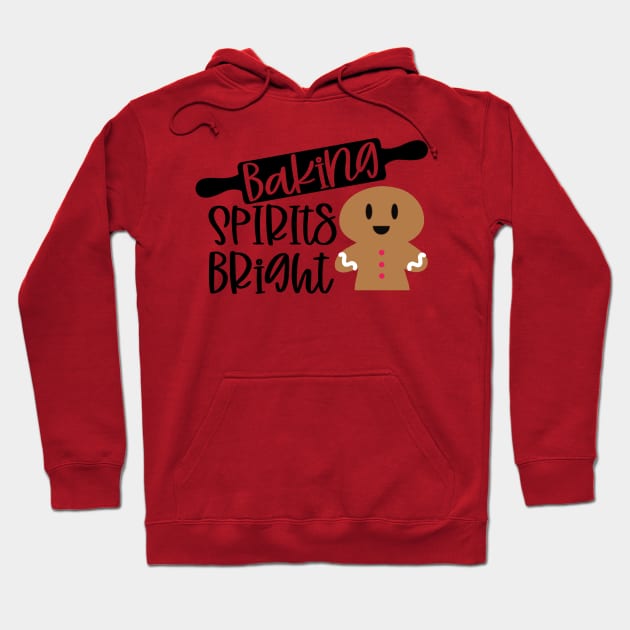 Baking Spirits High Christmas Hoodie by The Studio Style